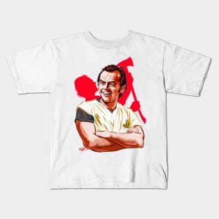 Jack Nicholson - An illustration by Paul Cemmick Kids T-Shirt